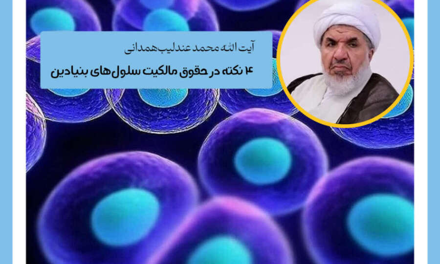 4 نکته در حقوق مالکیت سلولهای بنیادین