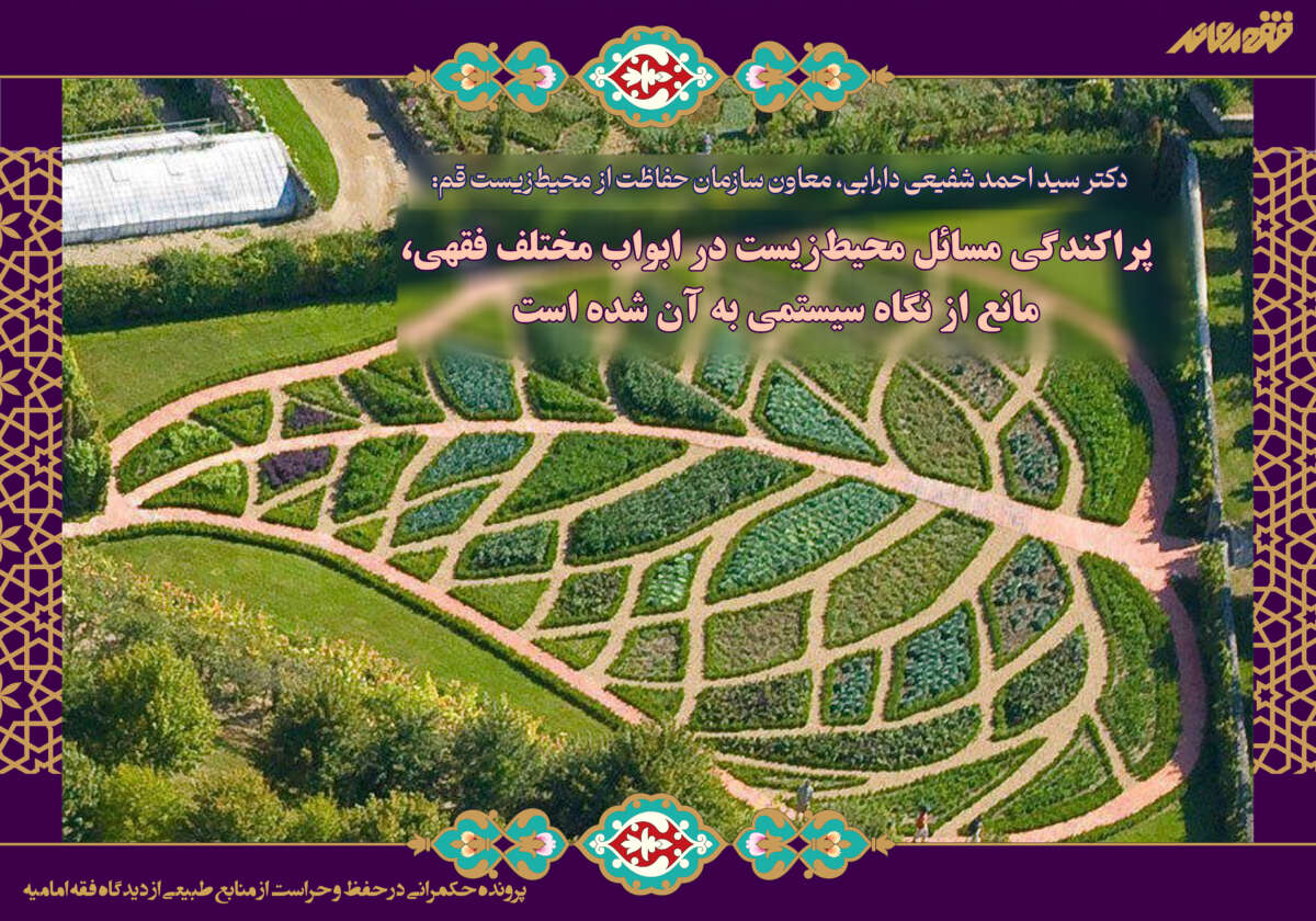 دکتر سید احمد شفیعی دارابی، معاون سازمان حفاظت از محیط‌زیست قم: